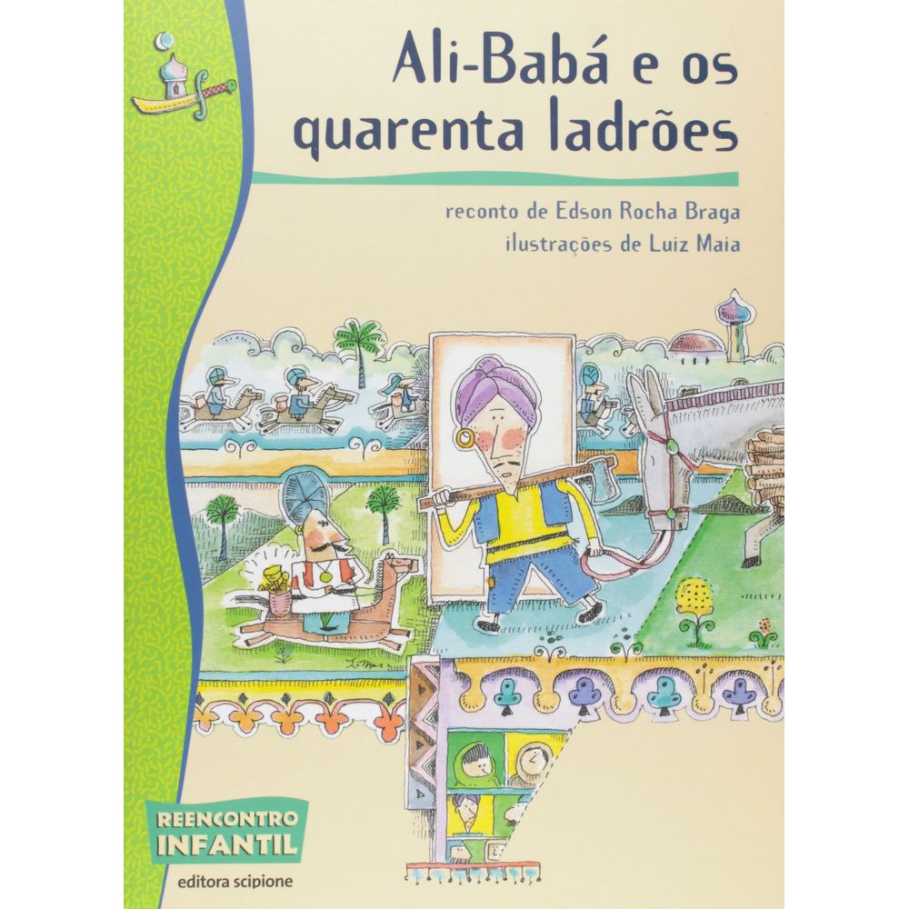 AliBabá E Os 40 Ladrões Coleção Reencontro Infantil livrofacil AliBabá E Os 40 Ladrões Coleção Reencontro Infantil livrofacil