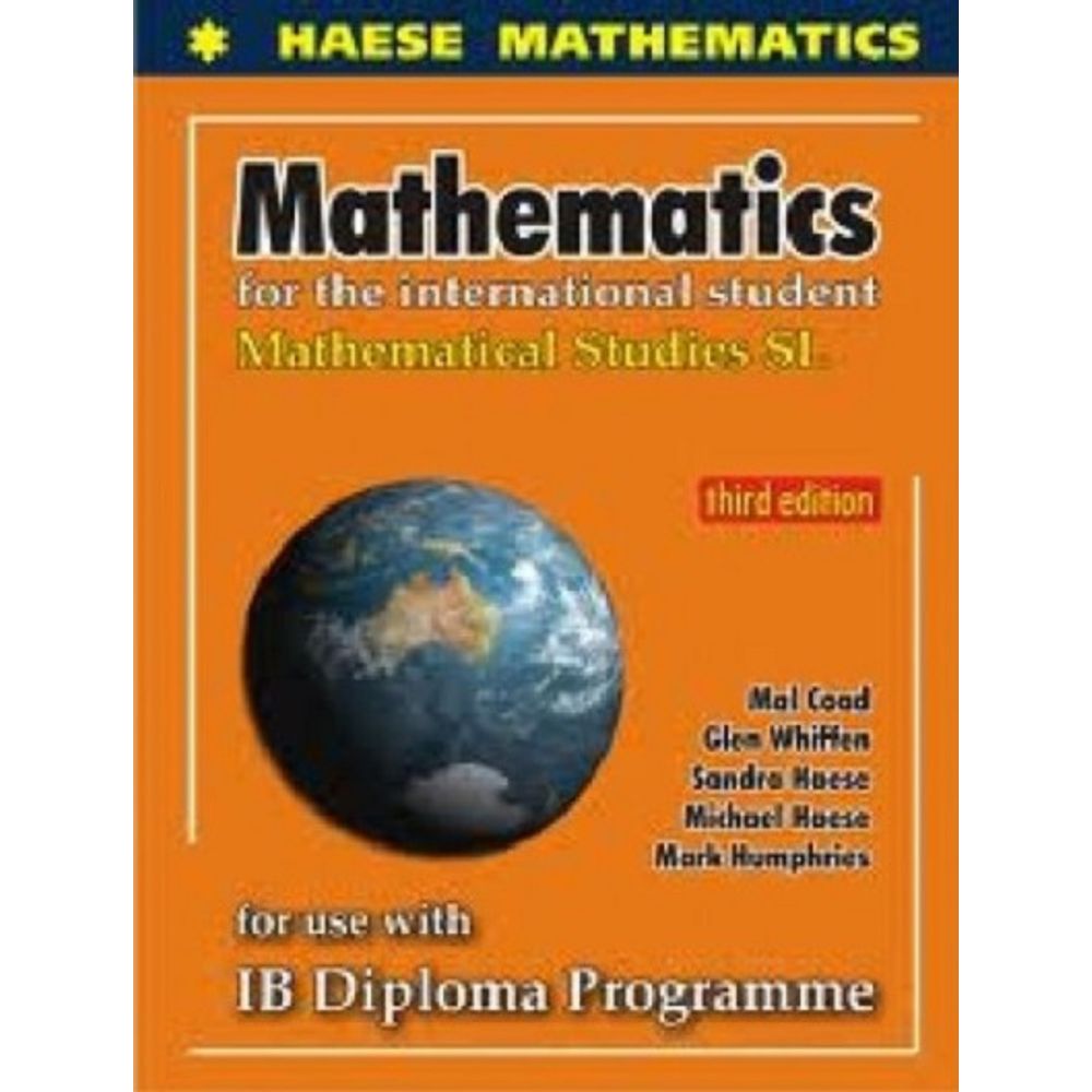 Mathematical Studies For The International Student: Mathematical ...