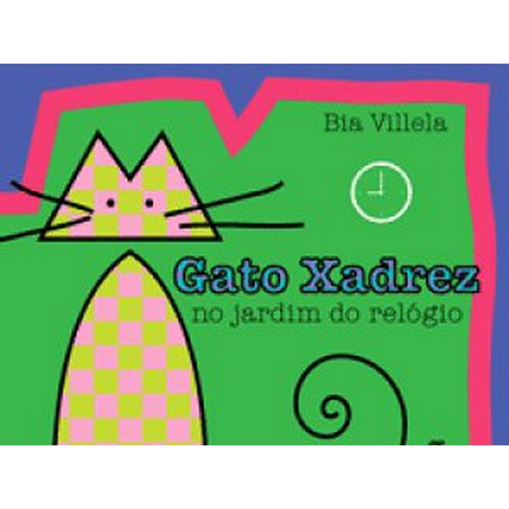 história do Gato Xadrez de Bia Vilela