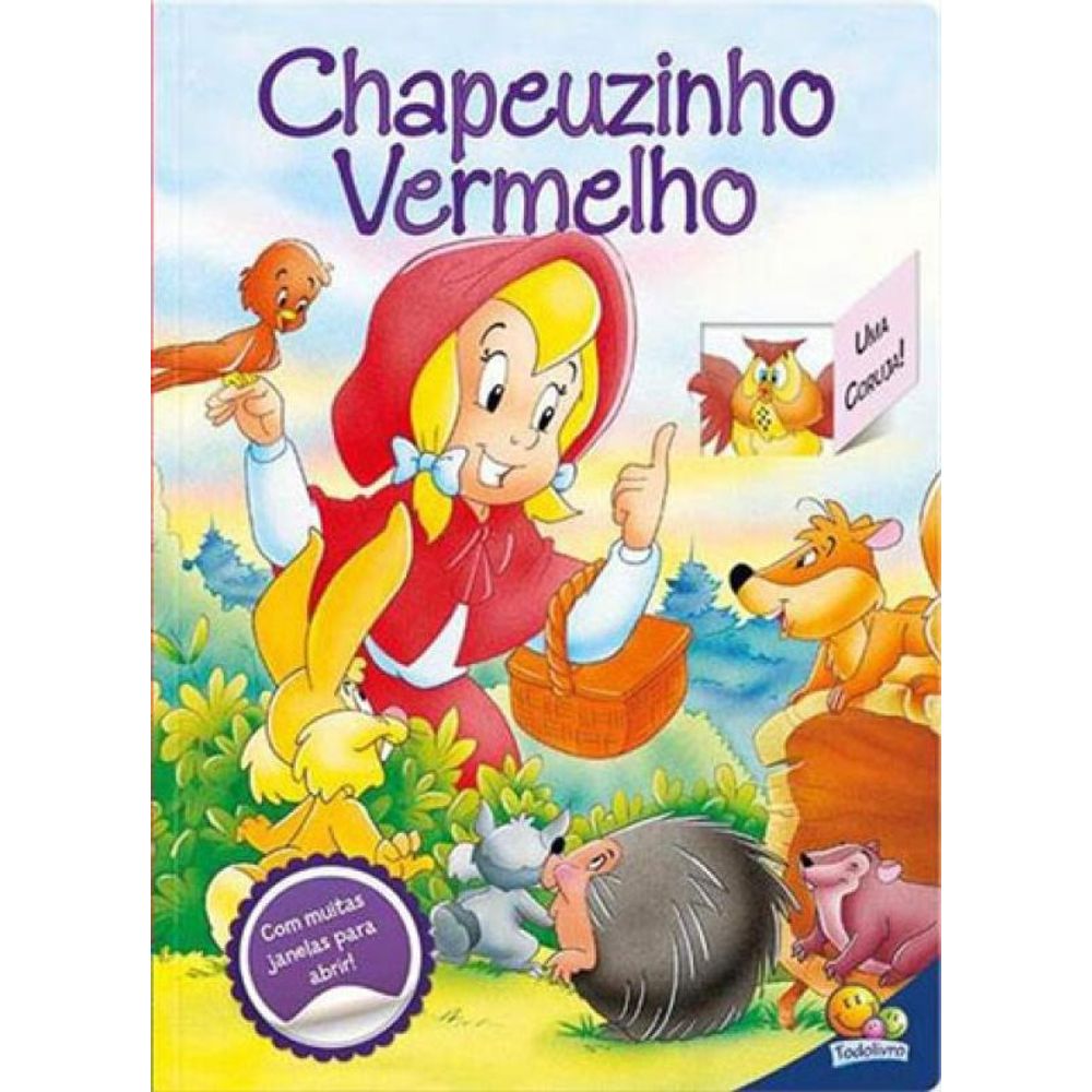 Capa Do Livro Chapeuzinho Vermelho - LIBRAIN